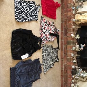Lot of small summer tops